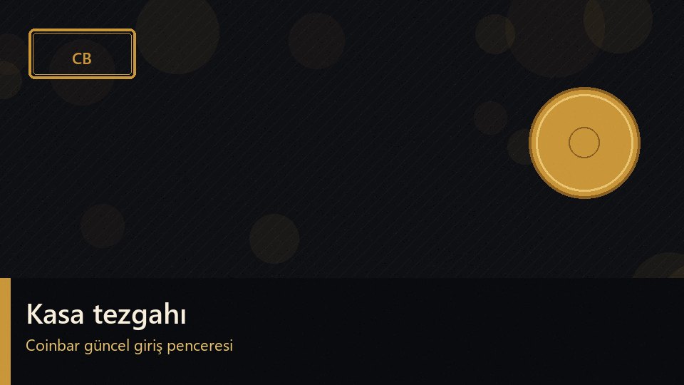 Coinbar kasa tezgahı