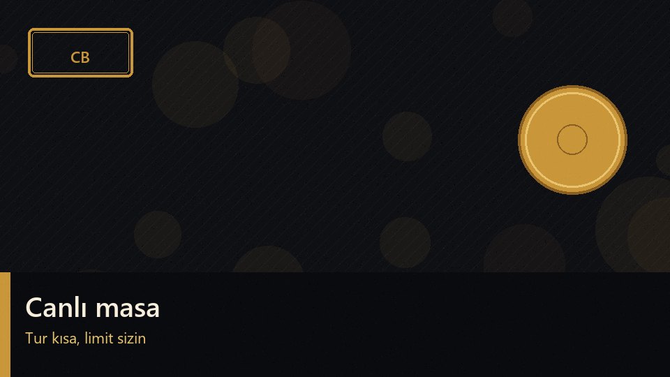 Coinbar canlı masa